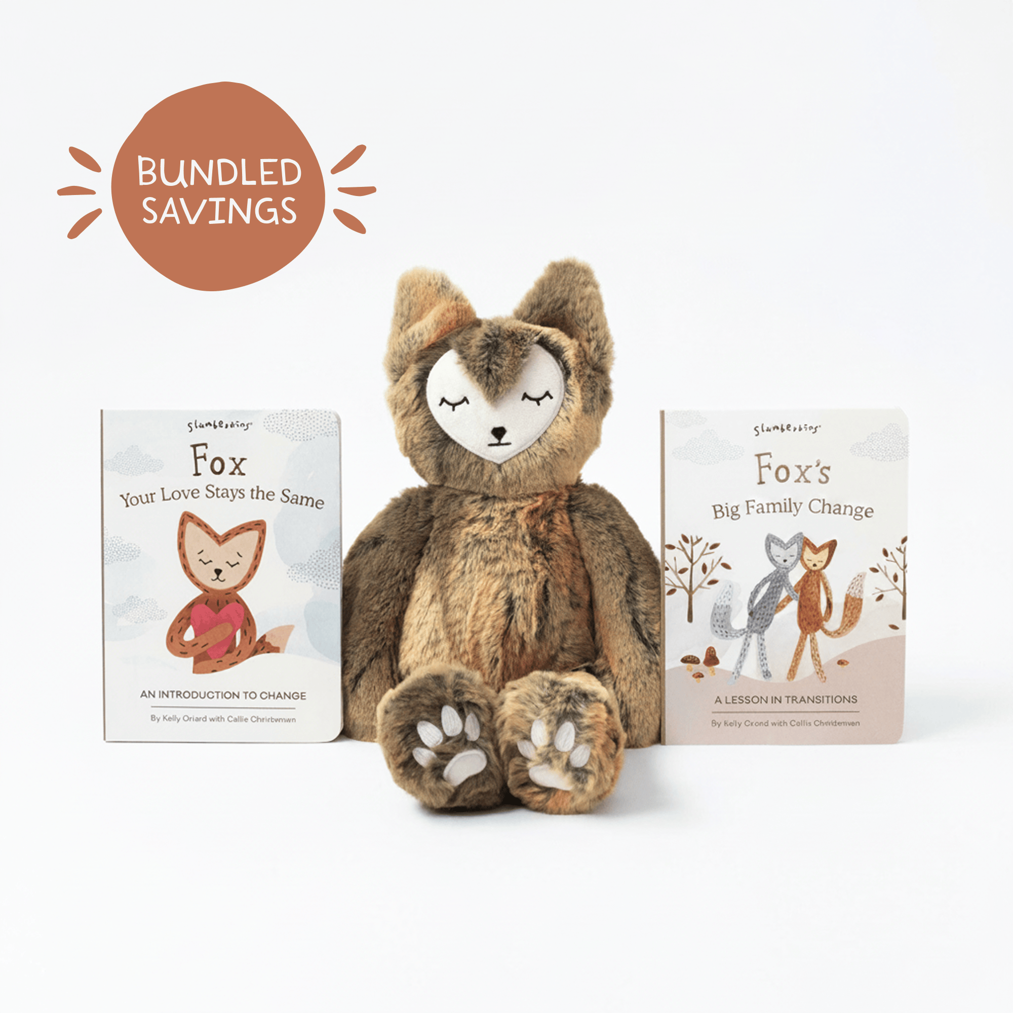 Stuffed Animal Fox & Books About Life Changes | Slumberkins