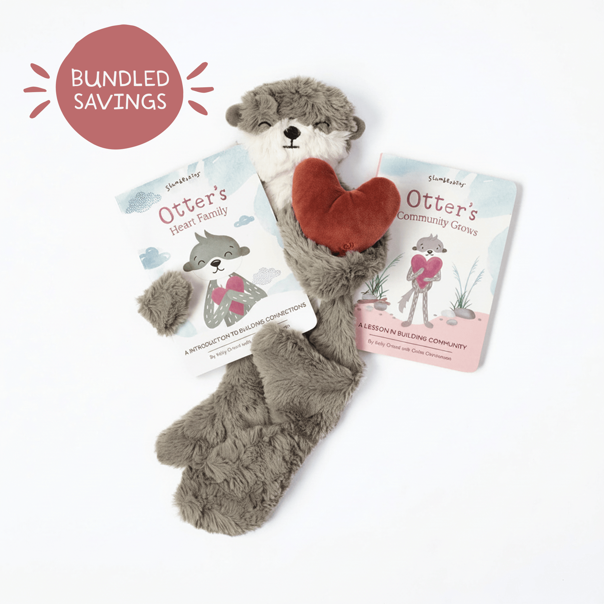 Plush Otter & Kids Book on Connecting w/ Others | Slumberkins