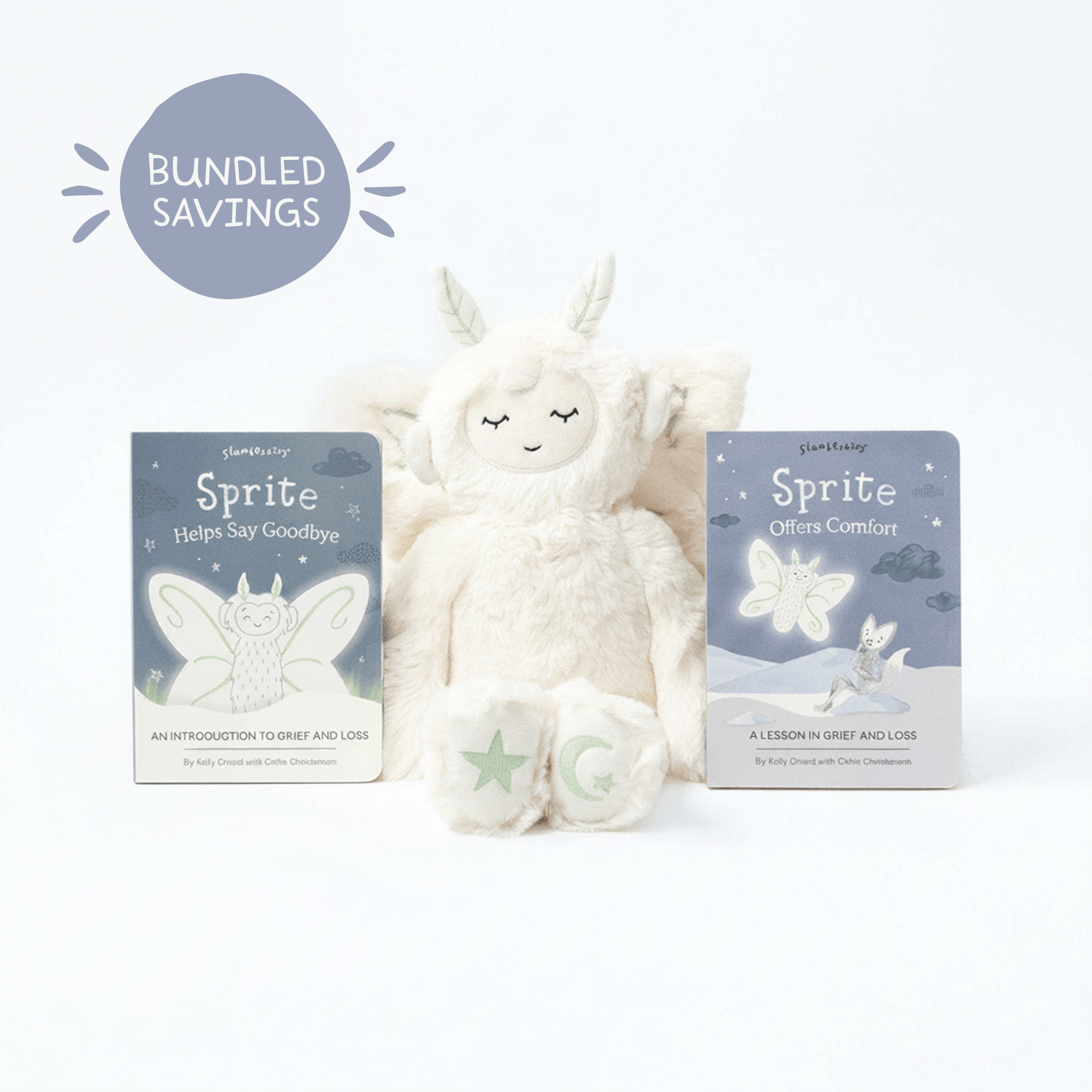 Sprite Stuffed Animal & Books on Grief for Kids | Slumberkins