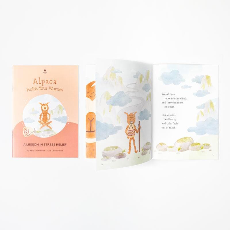 A closer look at the inside of Alpaca Holds Your Worries Lesson - View Product
