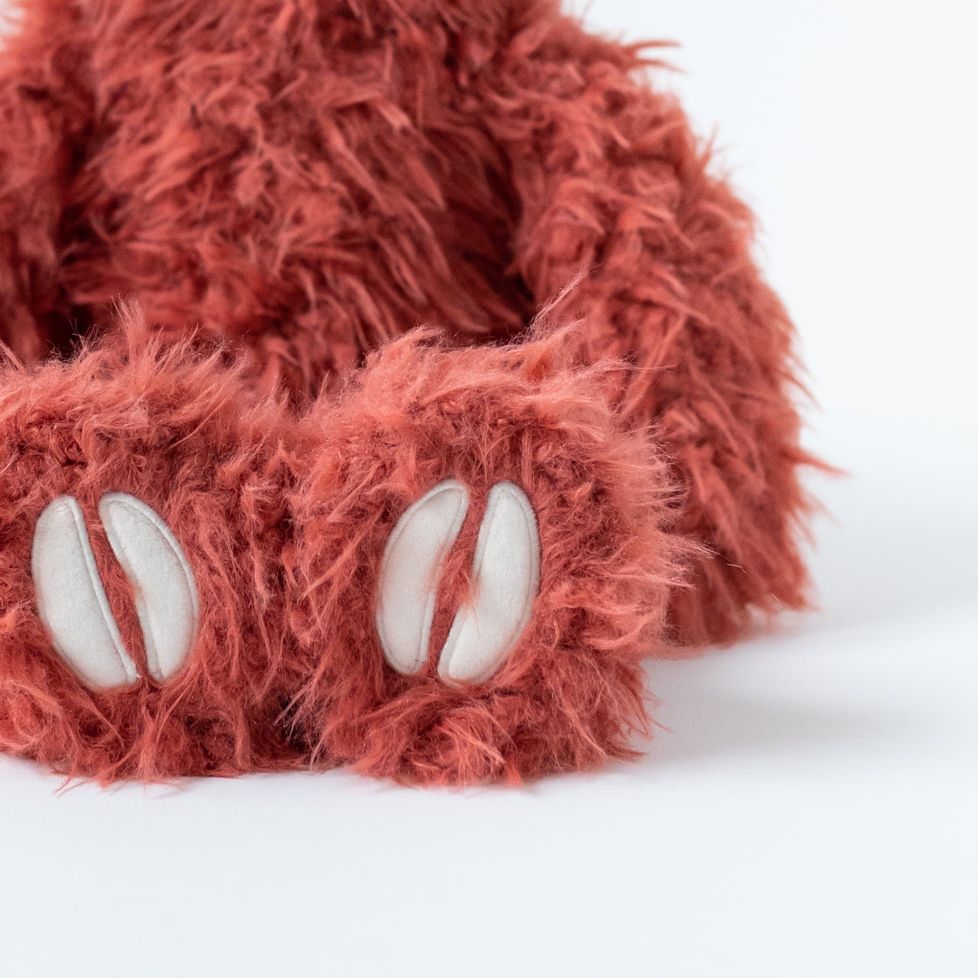 Close-up of feet of ultra-plush Alpaca stuffed animal - View Product