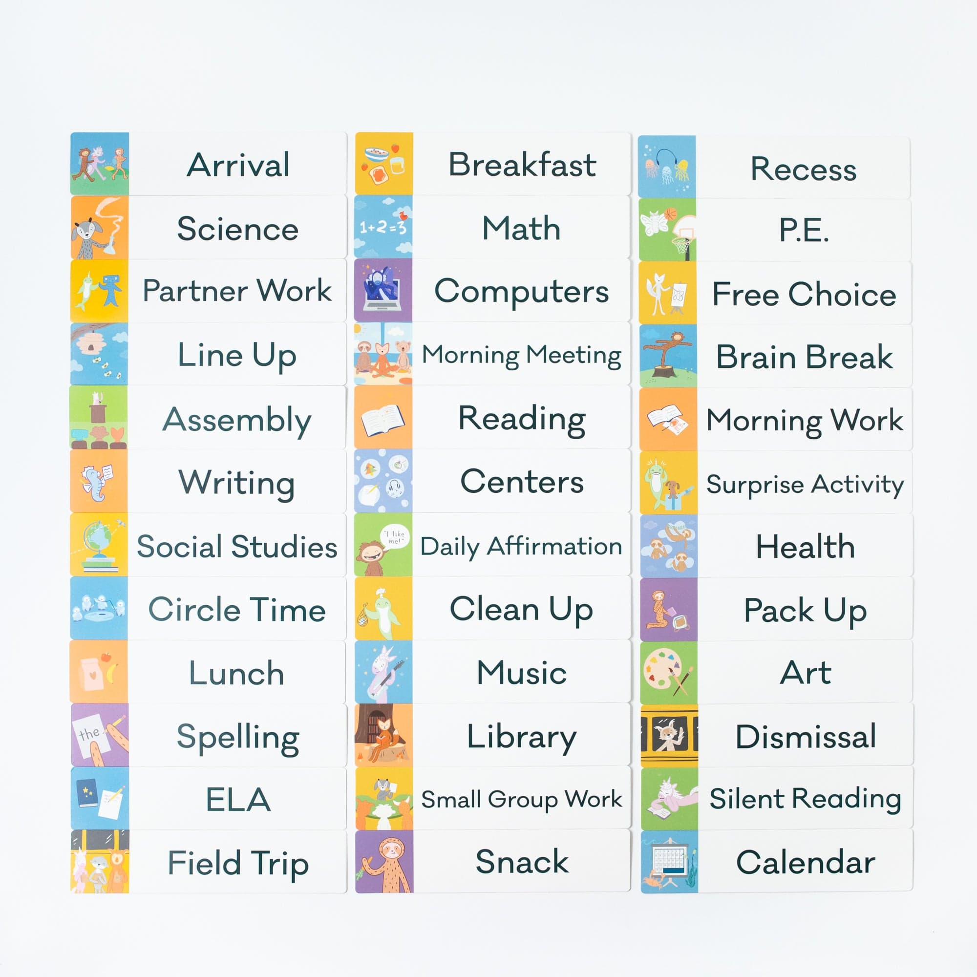 Visual Schedule Printable For Middle School Visual Schedule Printable For Middle School