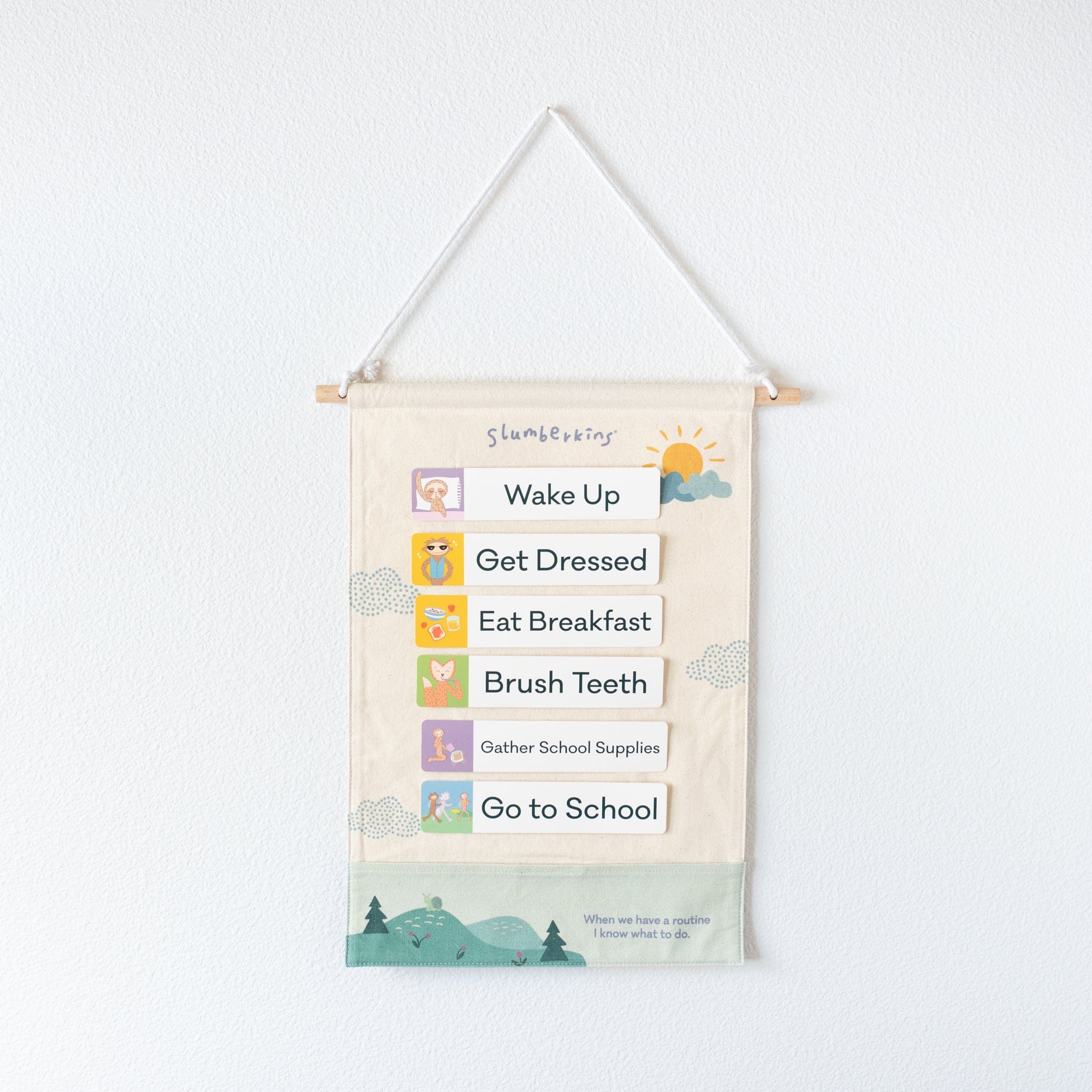 Routines Visual Schedule for Kids | Slumberkins routines-visual-schedule-for-kids-slumberkins