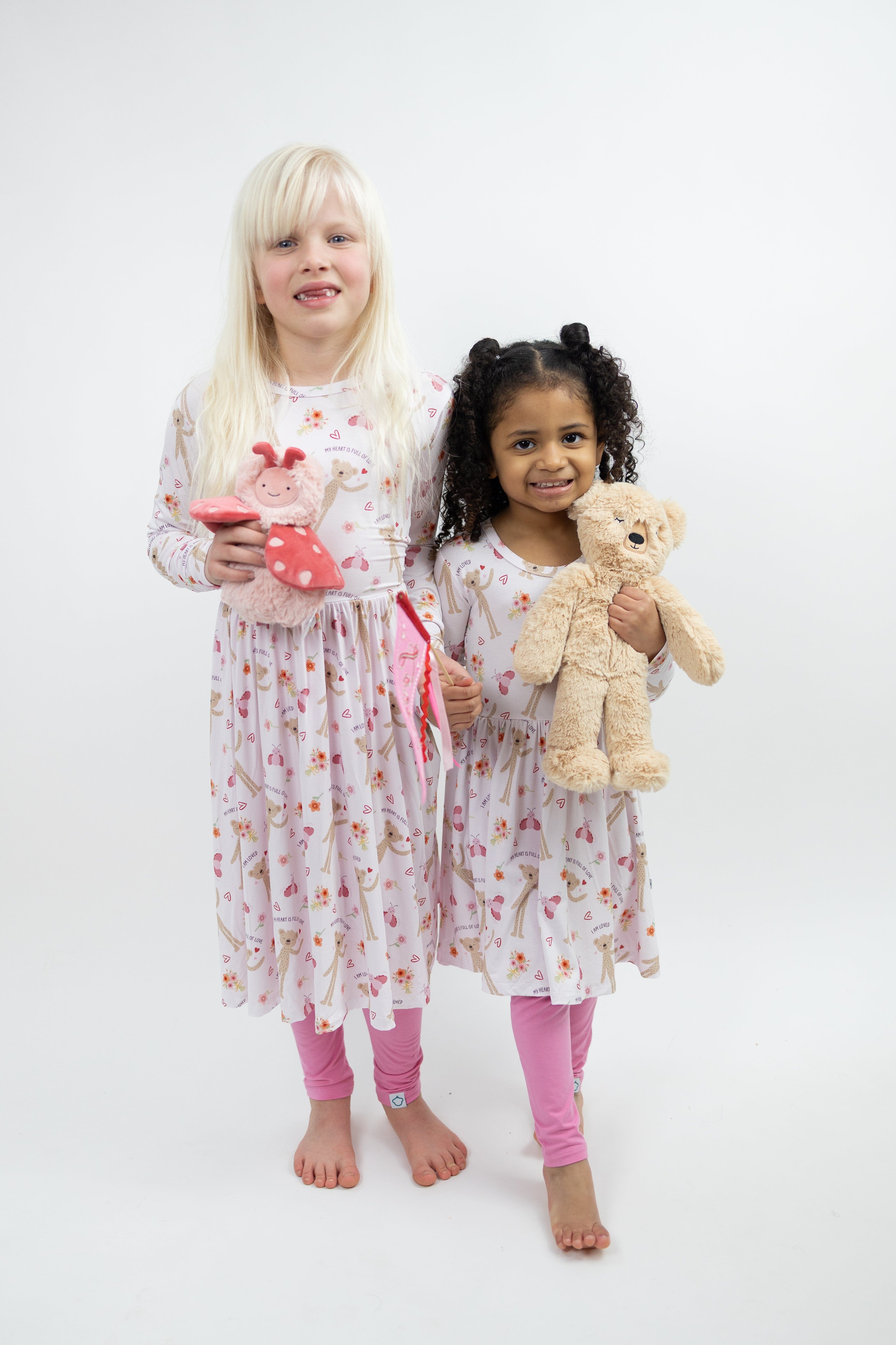Love Bug Long Sleeve Twirl Dress
