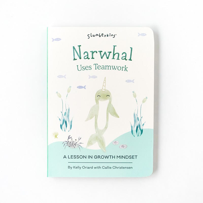 Let's Grow Summer Series: Coral Pink & Ocean Blue Narwhal Kins with Books