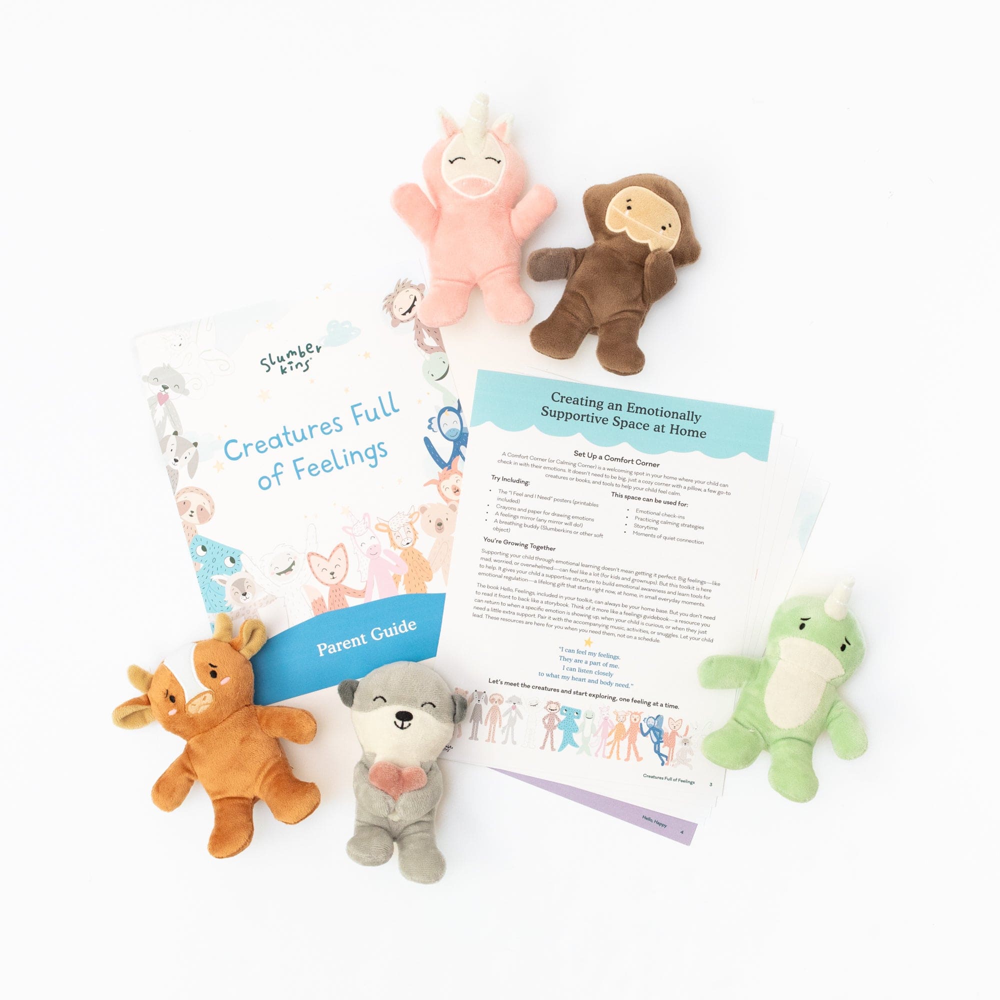 Complete Emotional Wellness Bundle – 15 Plush Kins, Affirmations & Parenting Toolkit