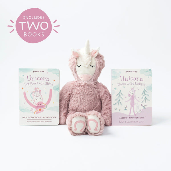 Slumberkins Rainbow Hedgehog Mini Silken Plush Ltd Edition  Slumberkins Unicorn and Lynx Stuffed Animals - Multicolor main image 2