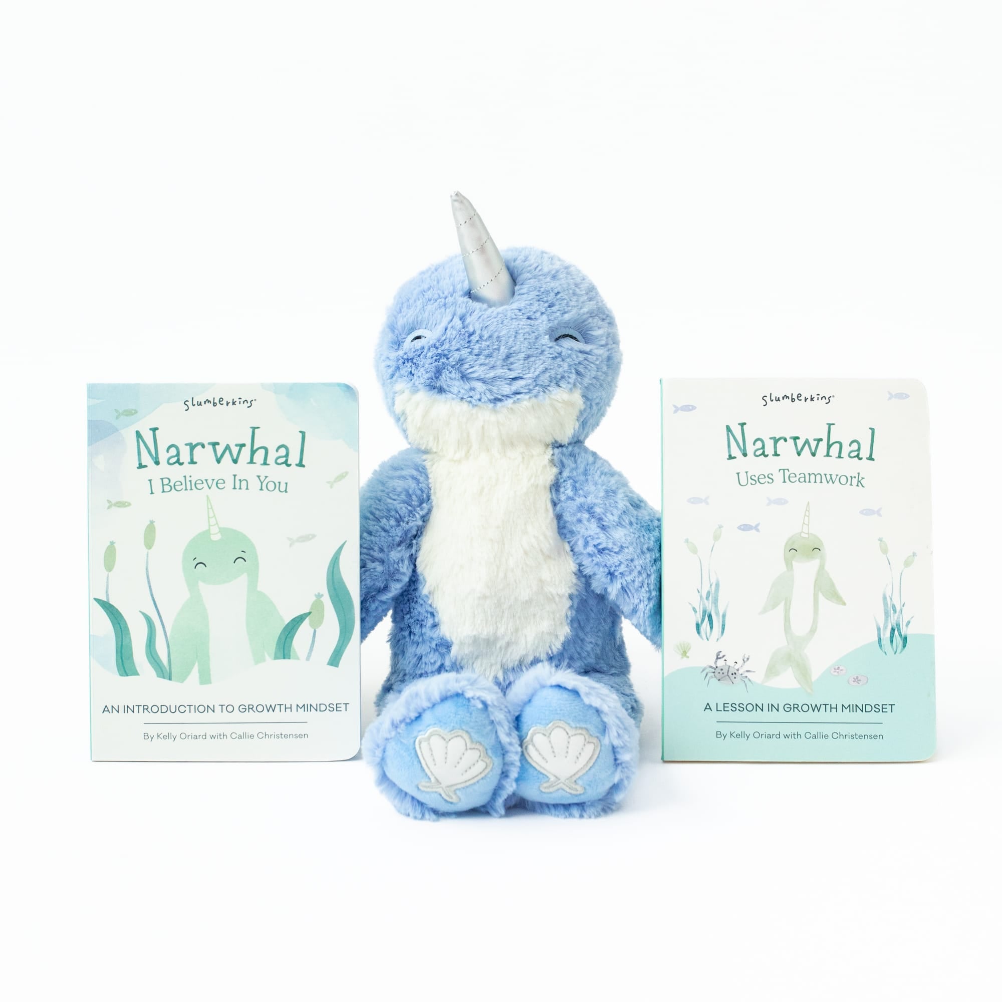 Let's Grow Summer Series: Ocean Blue Narwhal Kin with Books & Parenting Guide
