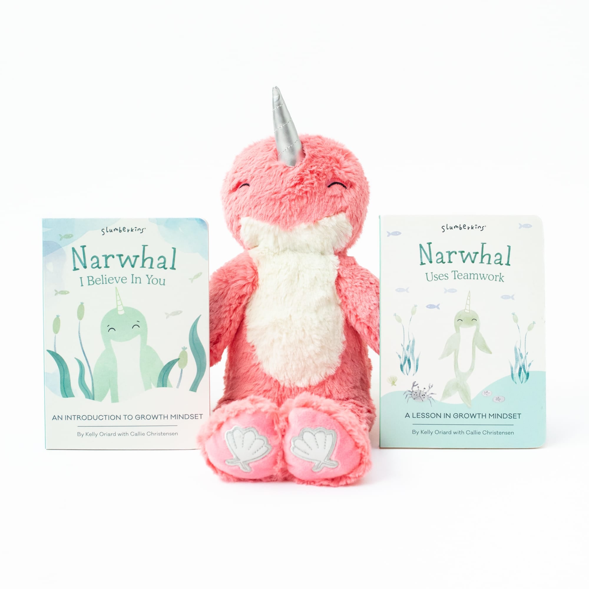 Let's Grow Summer Series: Coral Pink Narwhal Kin with Books & Parenting Guide