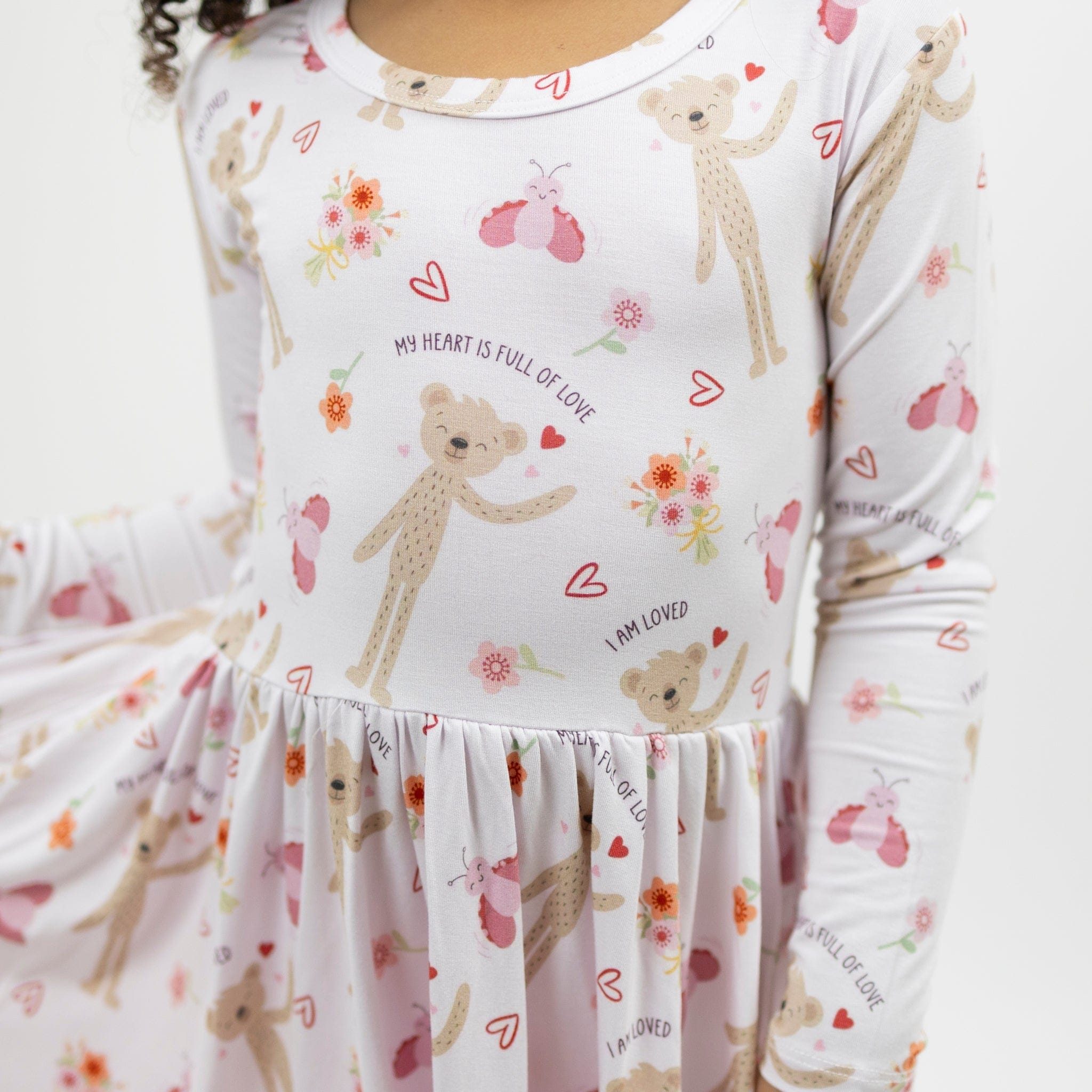 Love Bug Long Sleeve Twirl Dress