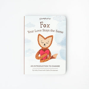 Cover of Fox Your Love Stays the Same board book for kids